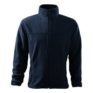 MALFINI Pánská fleecová mikina Jacket - Námořní modrá | S