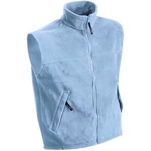 James & Nicholson Pánská fleecová vesta JN045 - Světle modrá | L