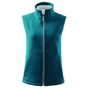 MALFINI Dámská softshellová vesta Vision - Námořní modrá | XL