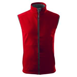 MALFINI Pánská softshellová vesta Vision - Červená | XL