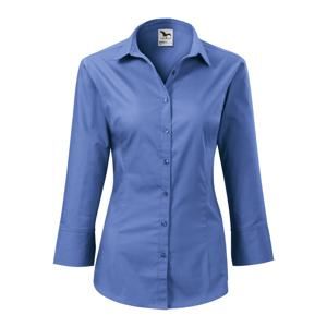 Dámská košile s tříčtvrtečním rukávem Style - Azurově modrá | L