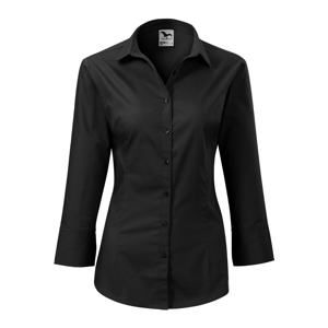 MALFINI Dámská košile s tříčtvrtečním rukávem Style - Černá | XL
