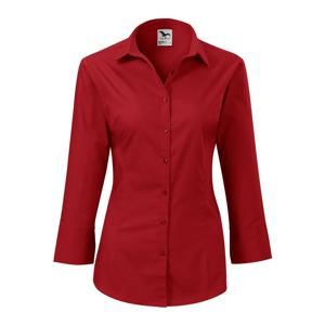MALFINI Dámská košile s tříčtvrtečním rukávem Style - Červená | S