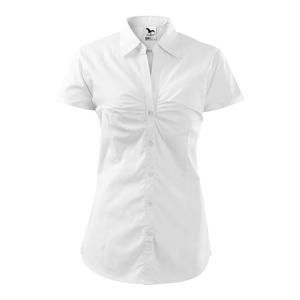 MALFINI Dámská košile s krátkým rukávem Chic - Bílá | L