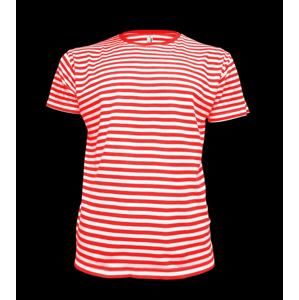 Pánské námořnické tričko - Červená | XXL