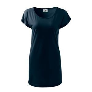 MALFINI Dámské tričko Love - Námořní modrá | XL
