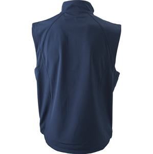 James & Nicholson Pánská softshellová vesta JN1022 - Tmavě modrá | XXL