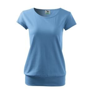 MALFINI Dámské tričko City - Nebesky modrá | M