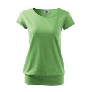 Dámské tričko City - Trávově zelená | XS