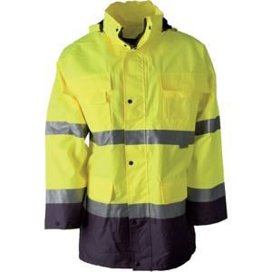 Ardon Reflexní pracovní bunda s kapucí Maxwell - Žlutá | L