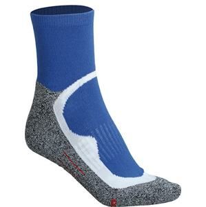 James & Nicholson Sportovní ponožky kotníkové JN210 - Královská modrá | 45-47
