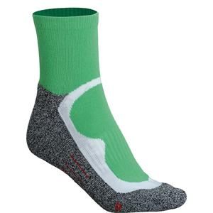 James & Nicholson Sportovní ponožky kotníkové JN210 - Zelená | 35-38