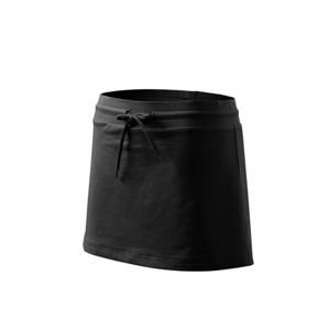 MALFINI Dámská sukně Two in one - Černá | XL