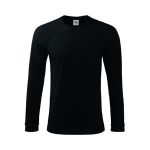 MALFINI Pánské tričko s dlouhým rukávem Street LS - Černá | L