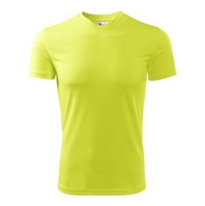 MALFINI Pánské tričko Fantasy - Neonově žlutá | XL