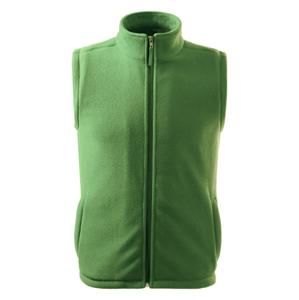 MALFINI Fleecová vesta Next - Trávově zelená | S