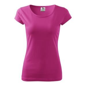 MALFINI Dámské tričko Pure - Purpurová | XL