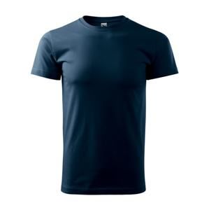 MALFINI Pánské tričko Basic - Námořní modrá | XXL