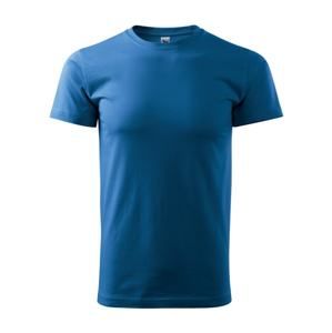 MALFINI Pánské tričko Basic - Azurově modrá | M