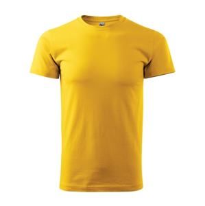 MALFINI Pánské tričko Basic - Žlutá | XS