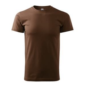 MALFINI Pánské tričko Basic - Čokoládová | S