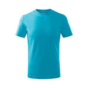 MALFINI Dětské tričko Basic - Tyrkysová | 134 cm (8 let)