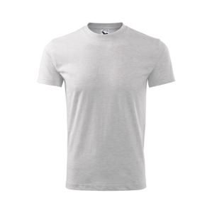MALFINI Dětské tričko Basic - Světle šedý melír | 158 cm (12 let)