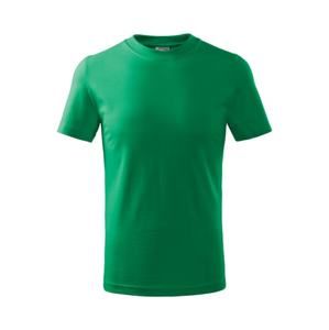 MALFINI Dětské tričko Basic - Středně zelená | 146 cm (10 let)