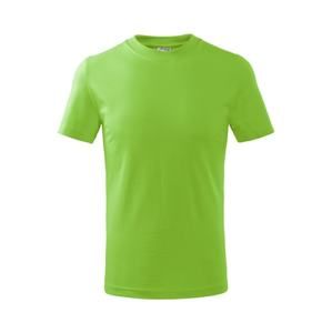 MALFINI Dětské tričko Basic - Apple green | 122 cm (6 let)