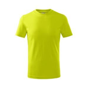 MALFINI Dětské tričko Basic - Limetková | 134 cm (8 let)