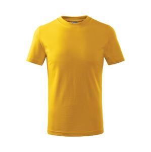 MALFINI Dětské tričko Basic - Žlutá | 122 cm (6 let)