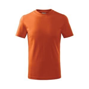 MALFINI Dětské tričko Basic - Oranžová | 110 cm (4 roky)