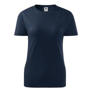 MALFINI Dámské tričko Basic - Námořní modrá | XS