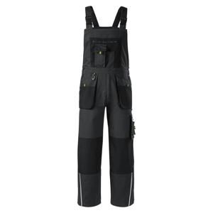 Pracovní kalhoty s laclem Ranger - Ebony gray | XL
