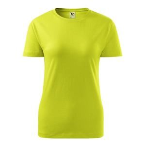 MALFINI Dámské tričko Basic - Limetková | XS