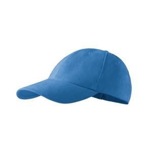 MALFINI Kšiltovka 6P - Azurově modrá | uni