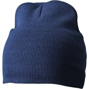 Myrtle Beach Zimní pletená čepice MB7926 - Tmavě modrá