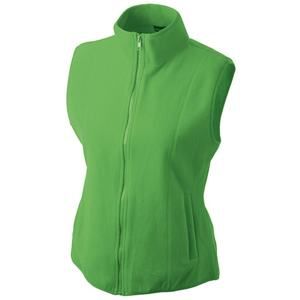 James & Nicholson Dámská fleecová vesta JN048 - Limetkově zelená | M