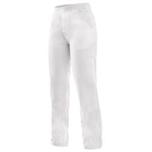 Canis (CXS) Dámské bílé pracovní kalhoty DARJA 145 s pasem do gumy - 48