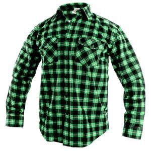 Canis Pracovní flanelová košile TOM - Zelená | 39-40