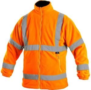 Pánská výstražná bunda PRESTON - Oranžová | L