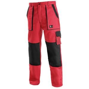 Canis Pracovní kalhoty CXS LUXY JOSEF - Červená / černá | 52