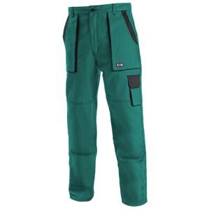 Canis Dámské pracovní kalhoty CXS LUXY ELENA - Zelená / černá | 52