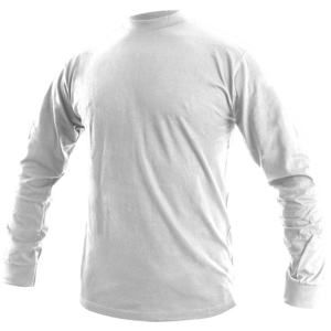 Canis Pánské tričko s dlouhým rukávem PETR - Bílá | XXXL