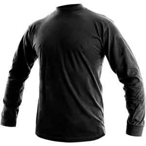 Canis Pánské tričko s dlouhým rukávem PETR - Černá | XL