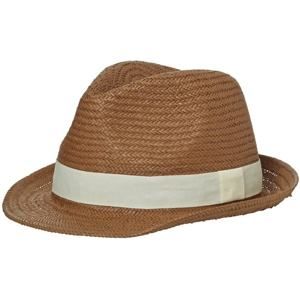 Myrtle Beach Letní klobouk MB6597 - Nugátová / šedo-bílá | L/XL