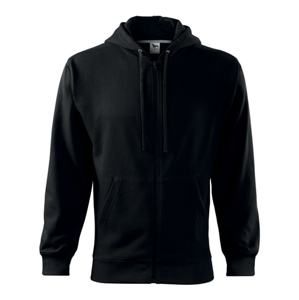 MALFINI Pánská mikina Trendy Zipper - Černá | L