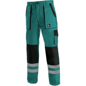 Canis Montérkové kalhoty do pasu CXS LUXY BRIGHT - Zelená / černá | 48
