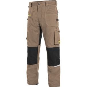 Canis Montérkové kalhoty do pasu CXS STRETCH - Béžová / černá | 60