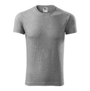 MALFINI Pánské tričko Viper - Tmavě šedý melír | L